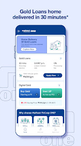 Muthoot Fincorp One Super App Interface