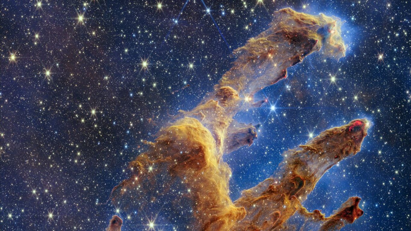 Pillars of Creation JWST