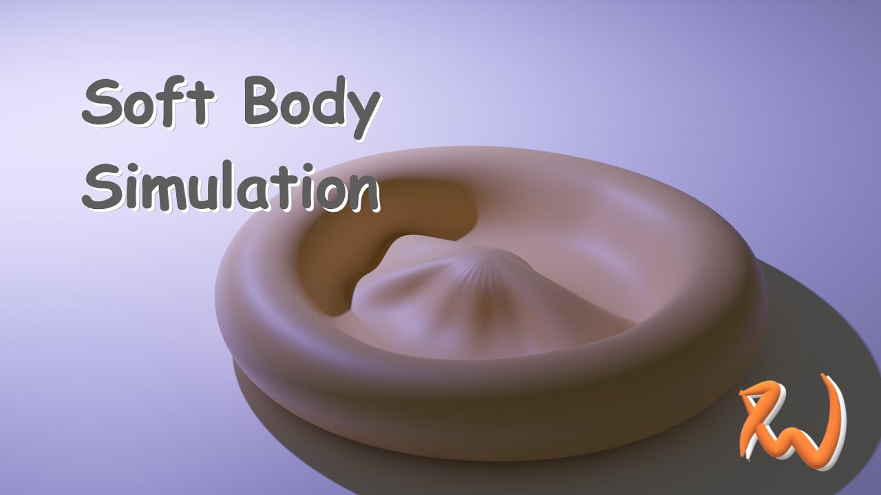 Soft-body real-time simulation model in Blender