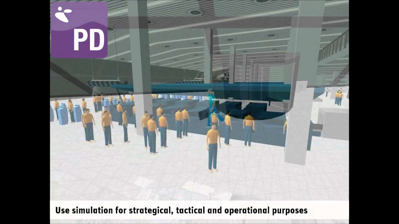 airport crowd simulation