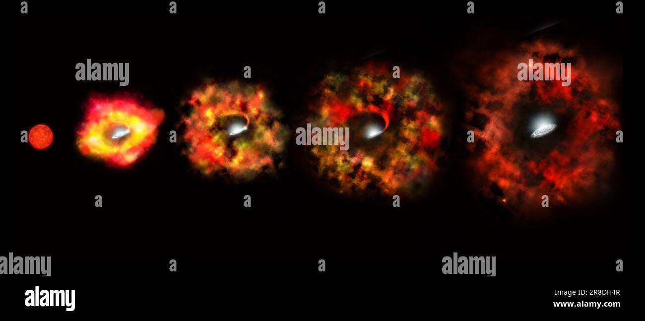 Failed supernova occurring at a distance