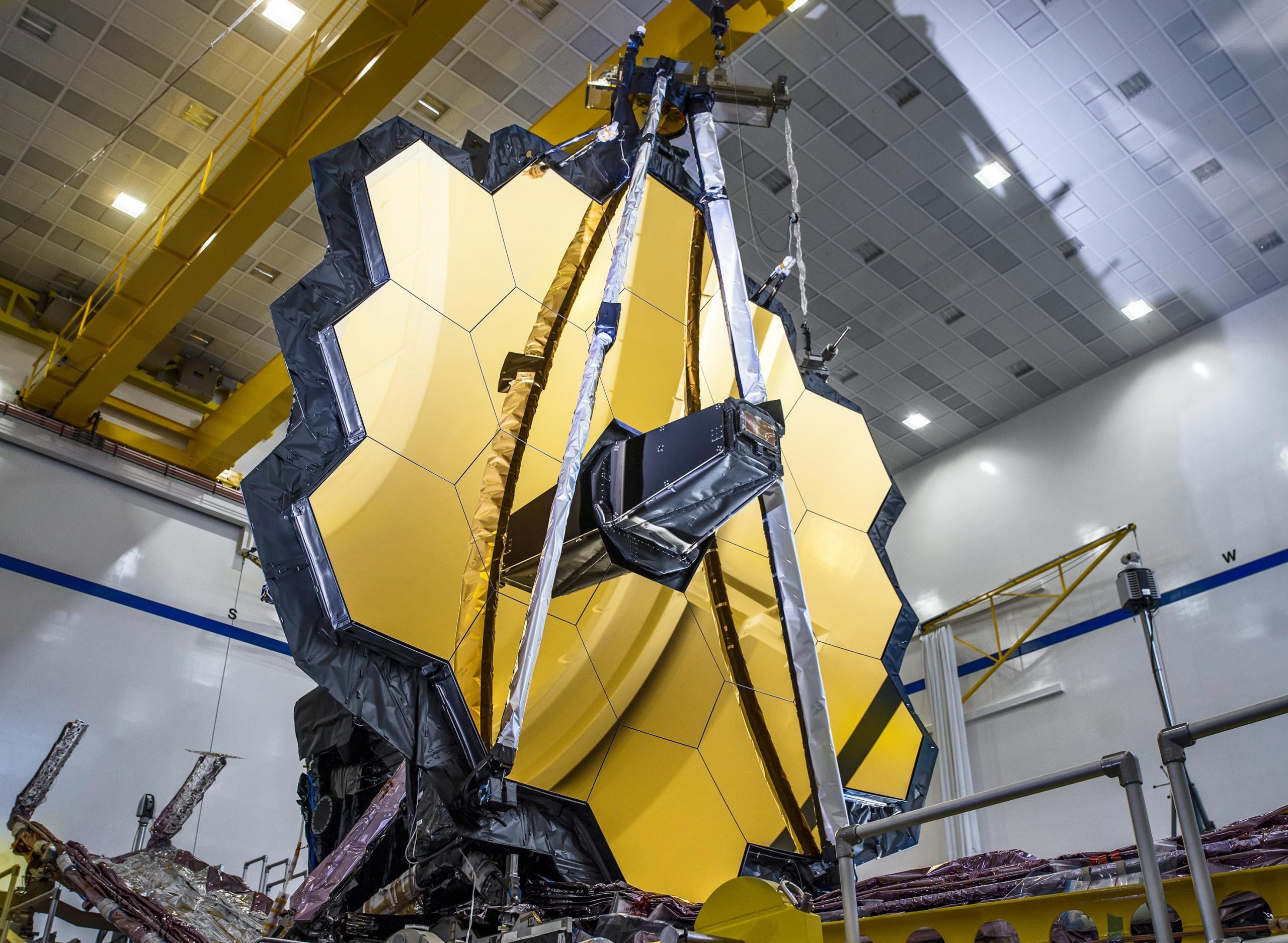 James Webb Space Telescope in action during gamma-ray studies