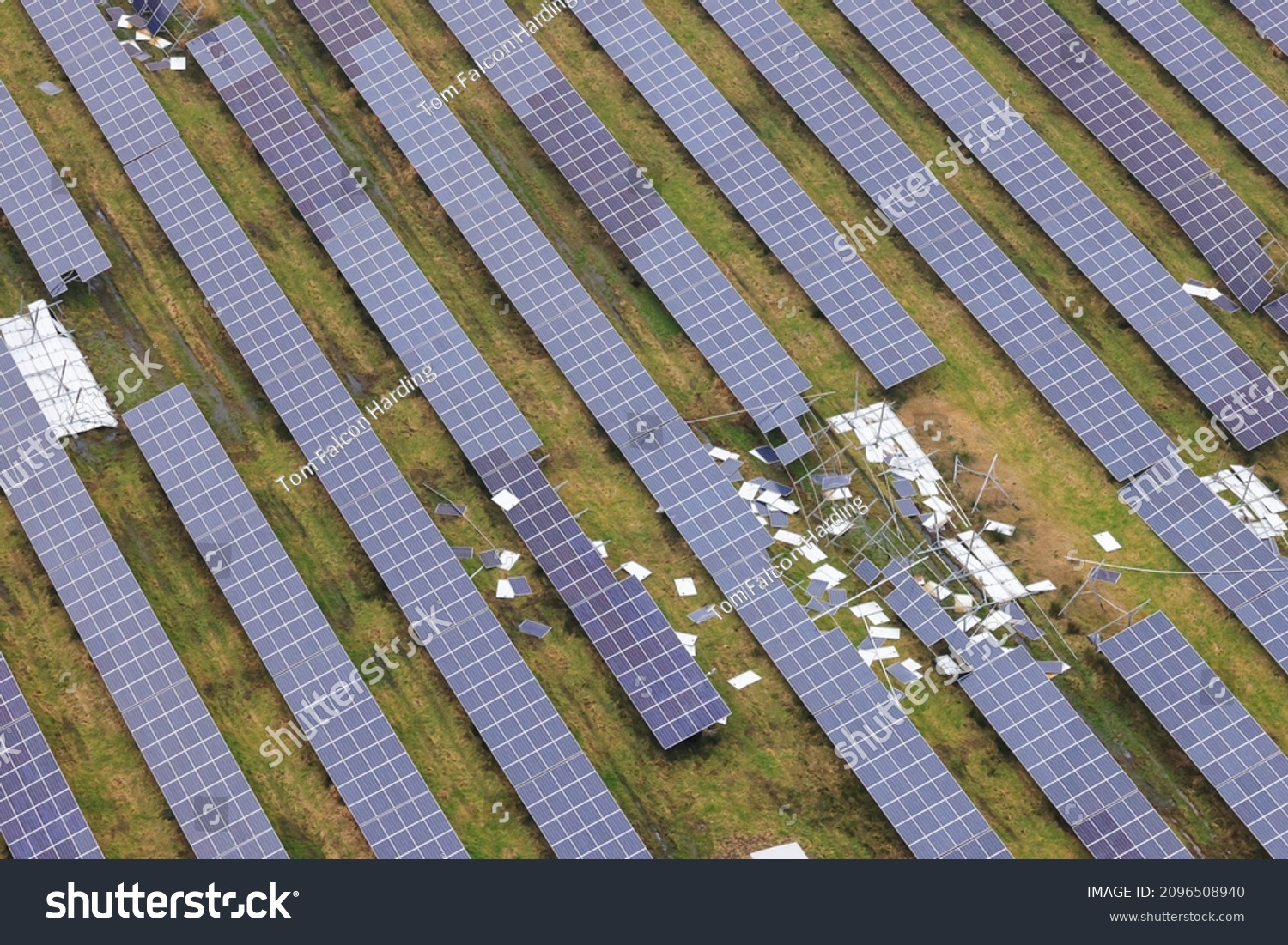 damaged power grid from solar storm