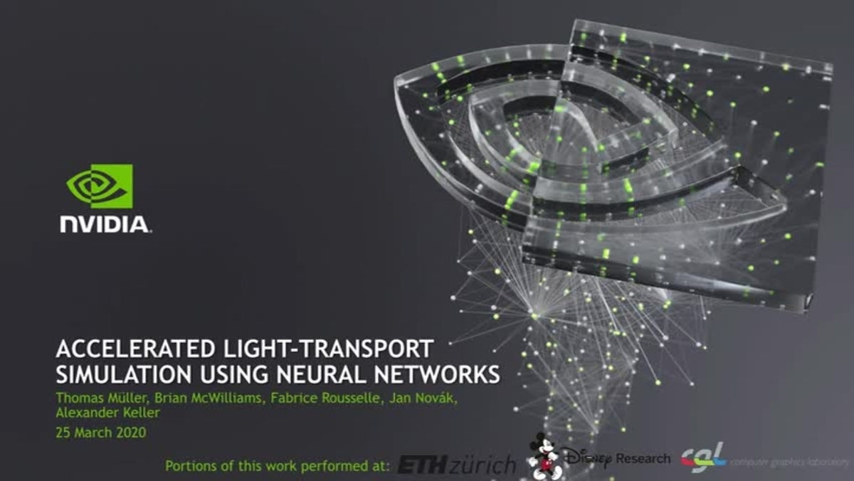 Real-time light transport simulation examples